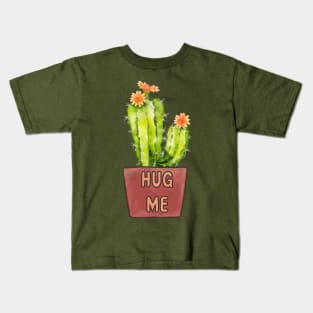 Hug Me (Cactus) Kids T-Shirt